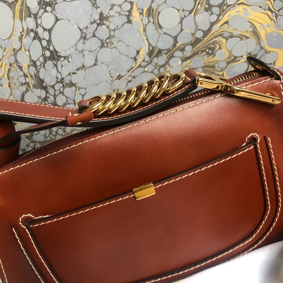 SOLD🎉CHLOE Small Marcie Leather Saddle crossbody - Picture 3 of 8